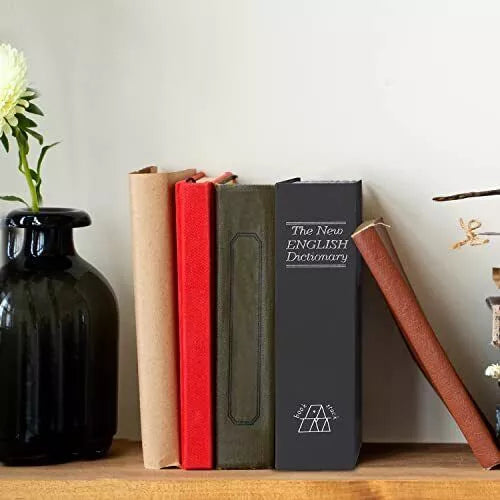 BOOK SAFE BOX WITH COMBINATION LOCK FOR SECURE STORAGE