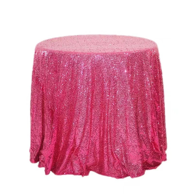 IG Style Sequins Solid Color Polyester Tablecloths