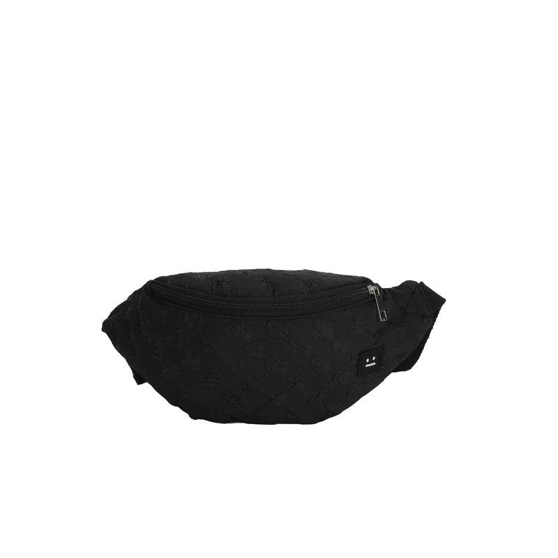 Streetwear Plaid Zipper Fanny Pack