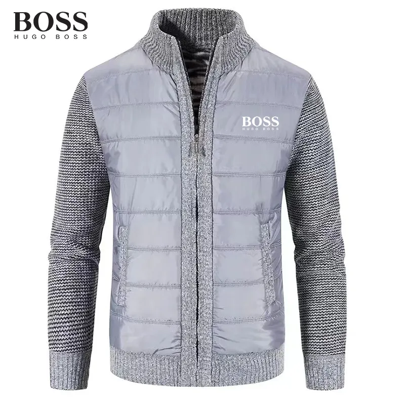 Boss Fashional MEN COLLAR EXTERNAL TRENCH COAT