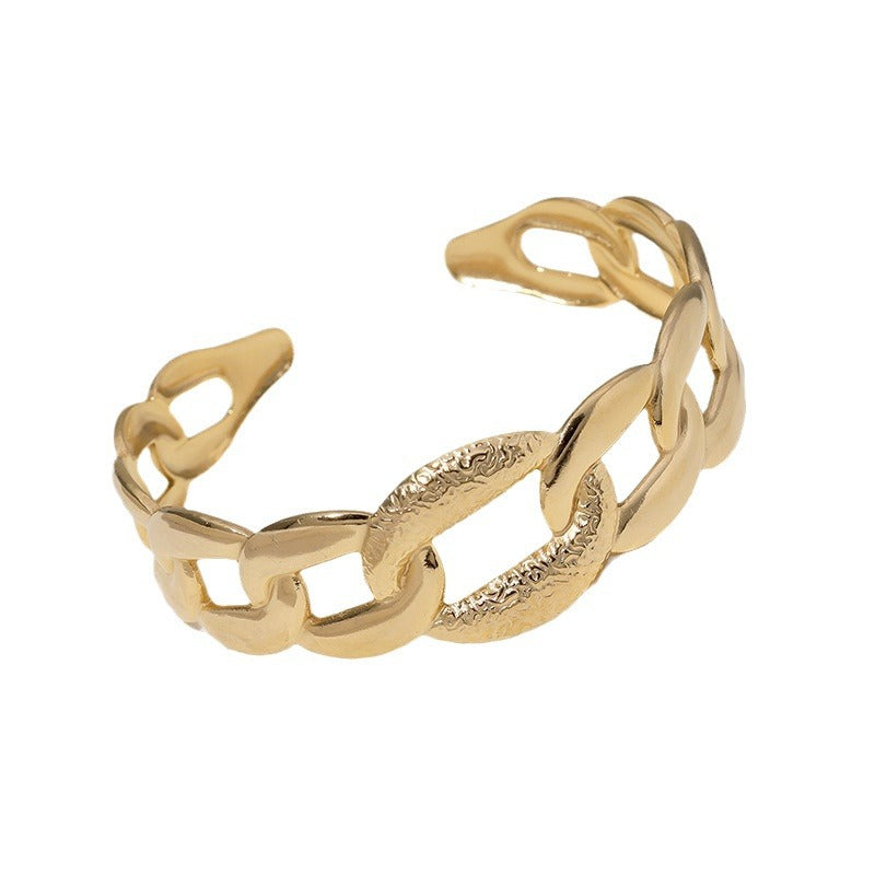 Chain Stainless Steel Electroplating Bangles