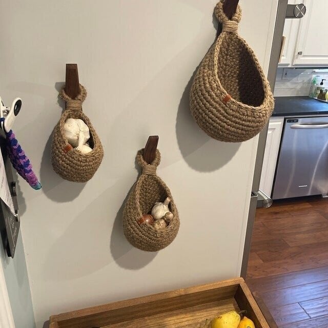 Hanging Wall Vegetable Fruit Baskets