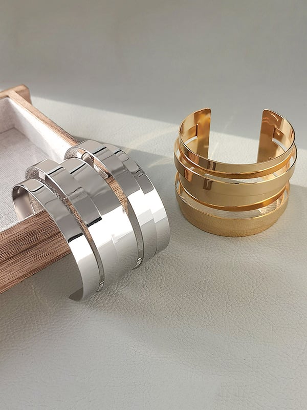 Normcore Geometric Solid Color Bracelet Accessories