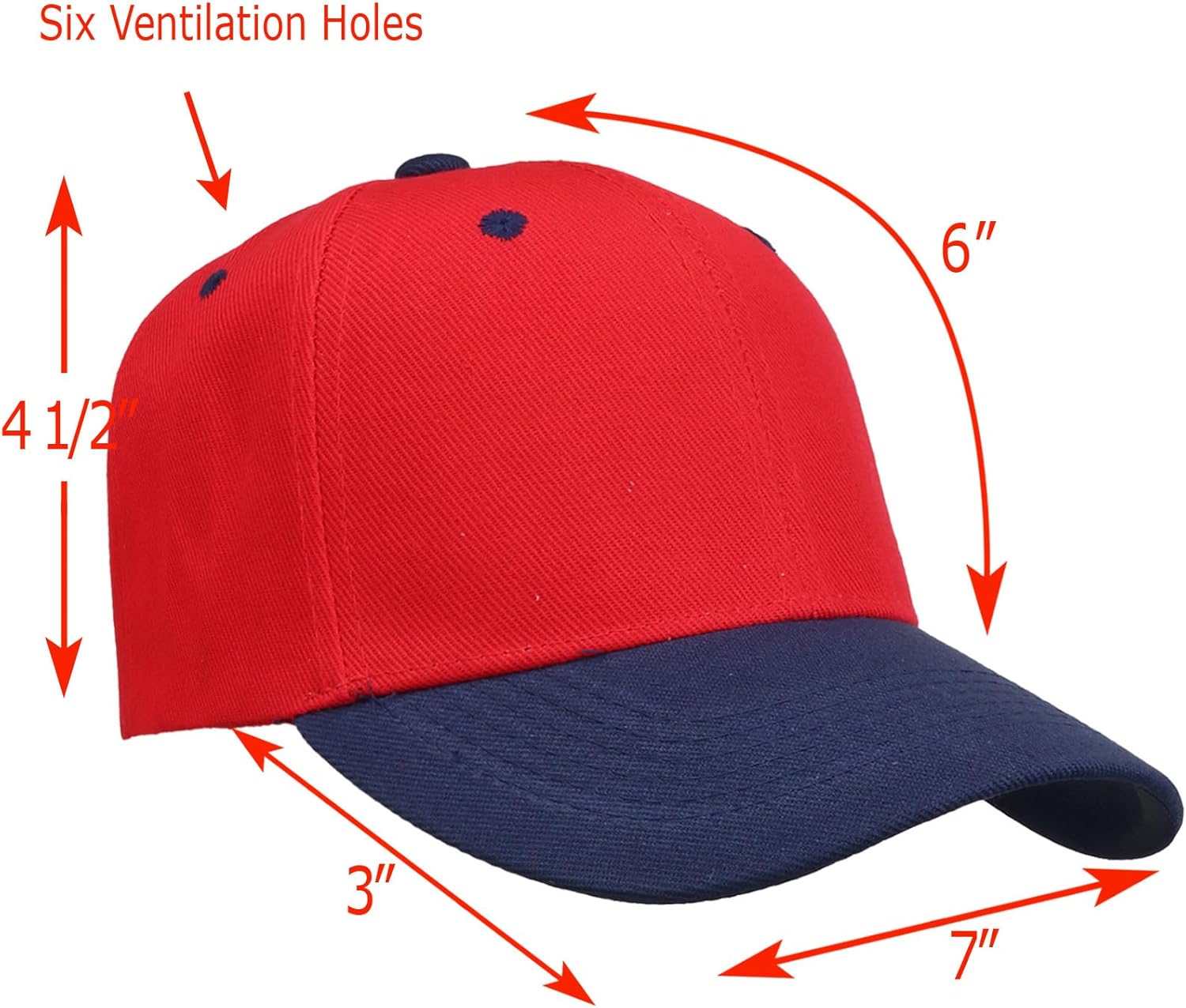 Falari Wholesale Bulk Lot 12-Pack Baseball Cap Adjustable Size Plain Blank Solid Color