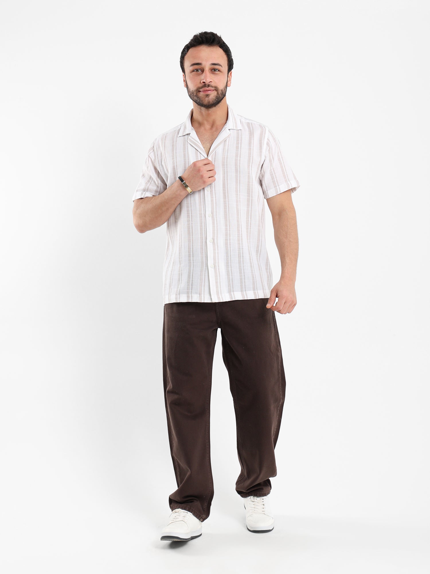 Striped Short Sleeve Shirt