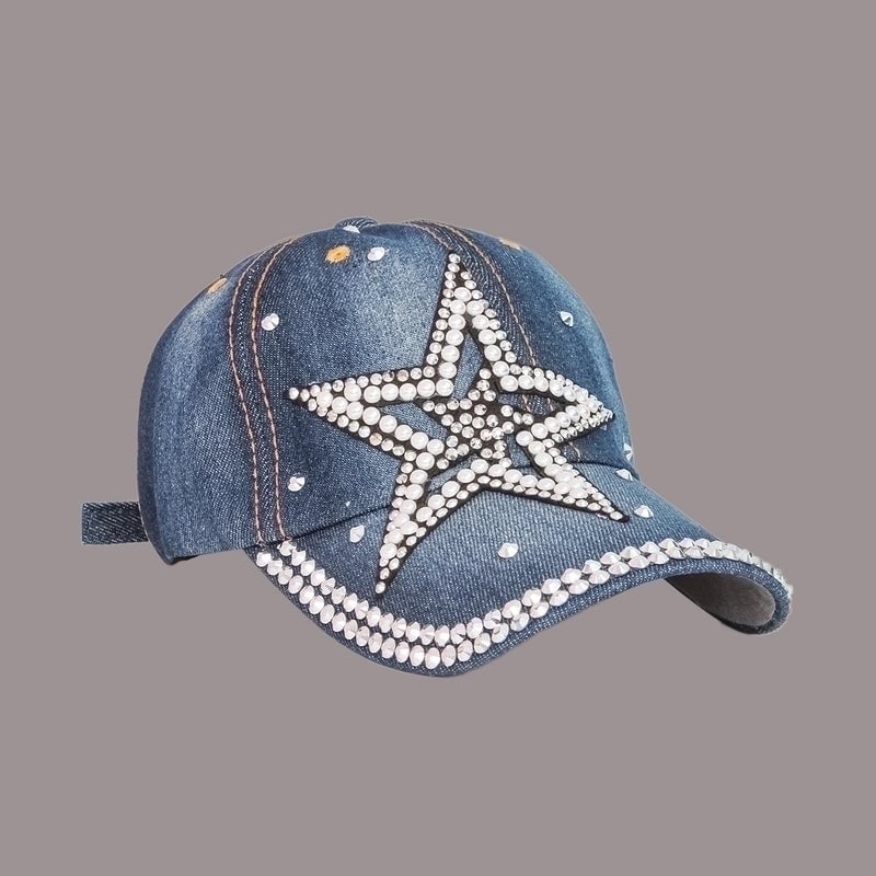 Fashion Five-pointed Star Sunshade Sunscreen Wide Brim Cap