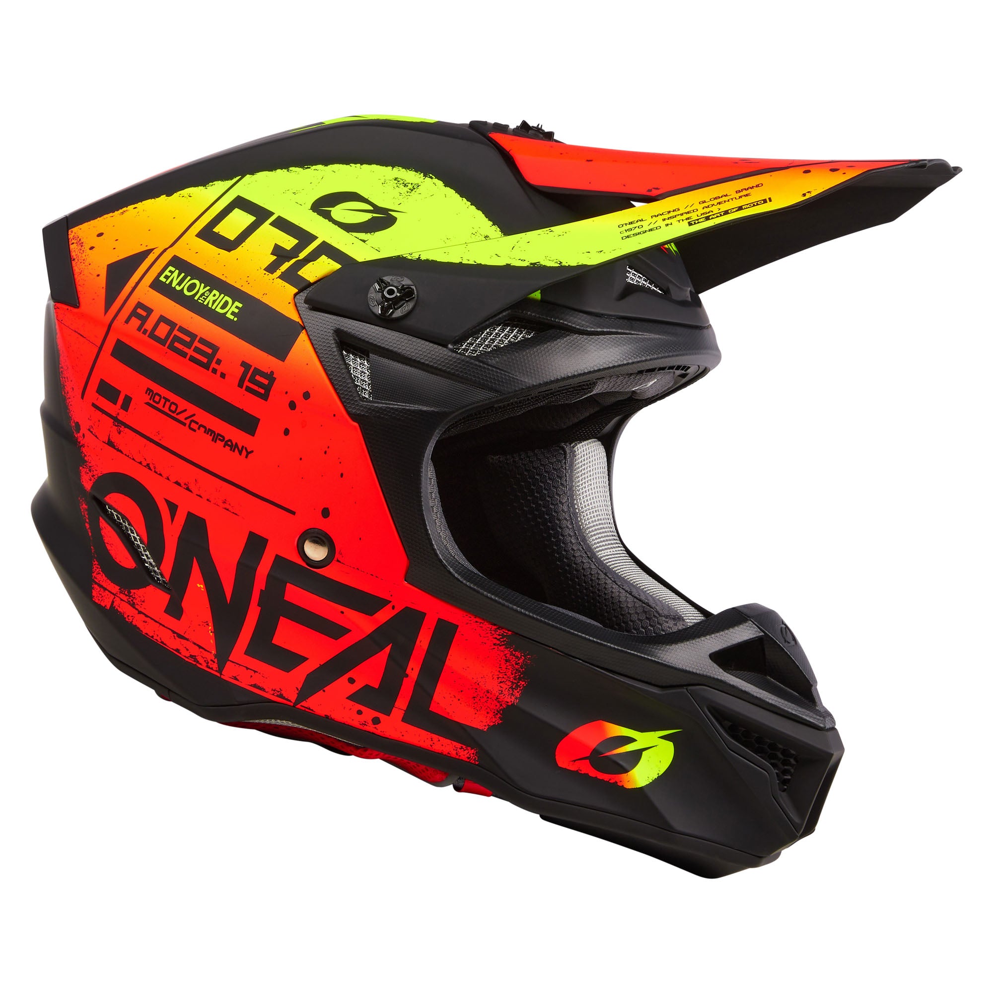 5 SRS Scarz V.24 Helmet Black/Red