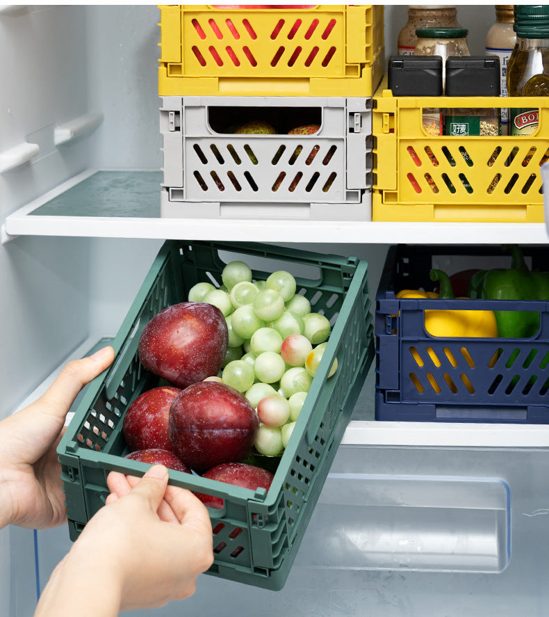 FOLDABLE STORAGE BASKET