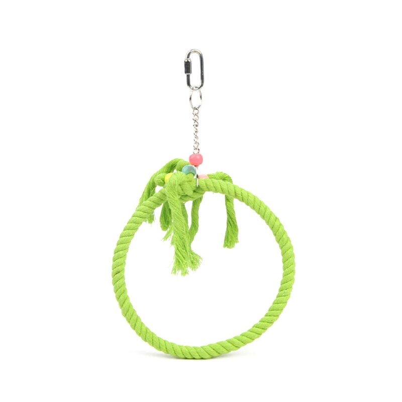 Playing Swing Rope For Birds Cage
