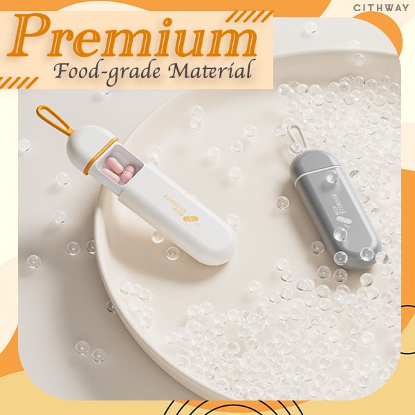 CithwayTravel-Friendly Sliding Pill Box Organizer
