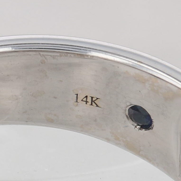 Vera Wang Love Men's Wedding Band Diamond 14k White Gold Size 10 Ring