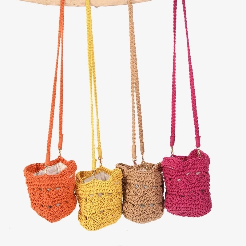 Women's Small All Seasons Polyester Solid Color Cute Magnetic Buckle Bucket Bag