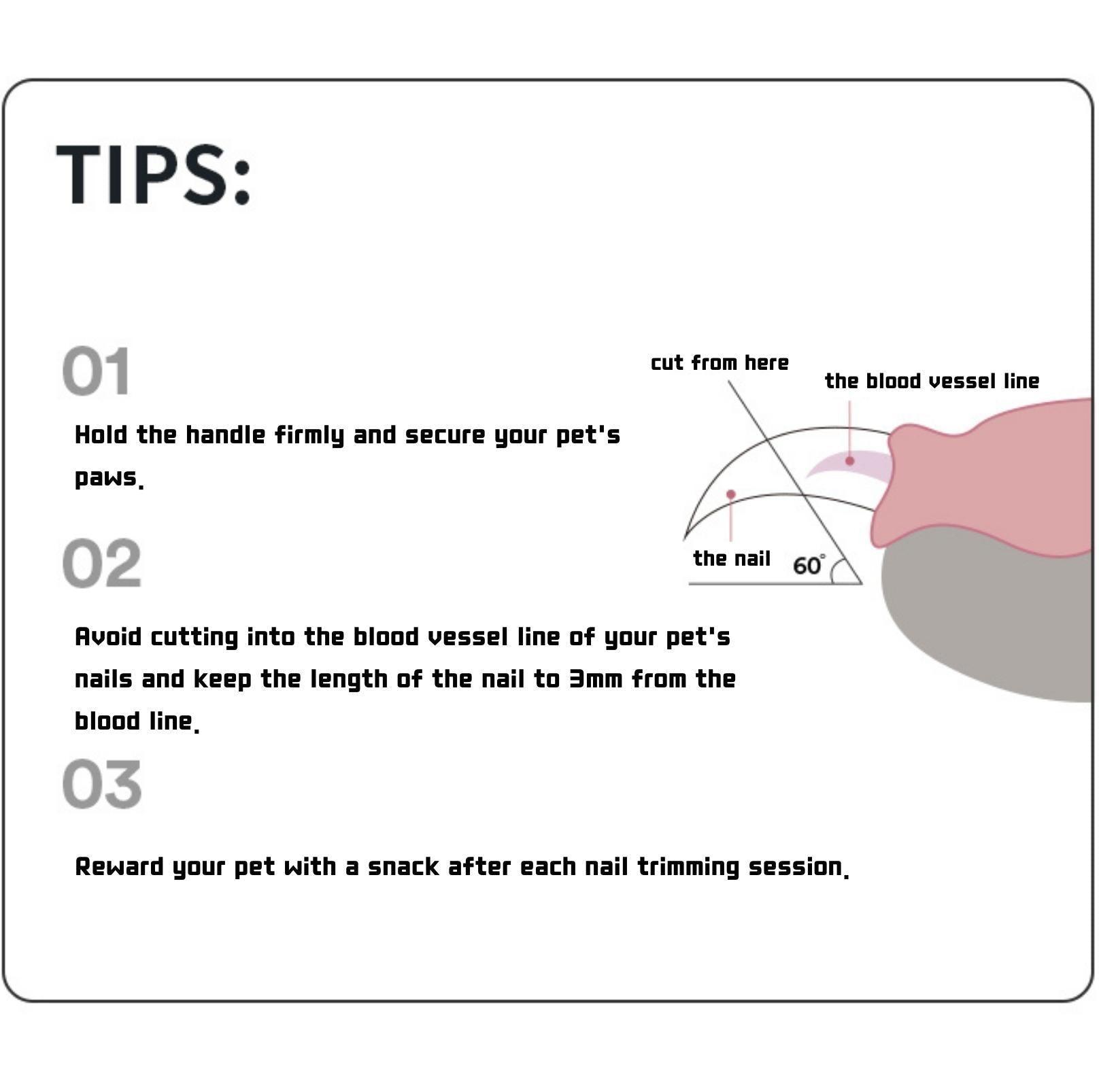 ZeZe Tulip Styled Pet Nail Clipper For Cat And Dog