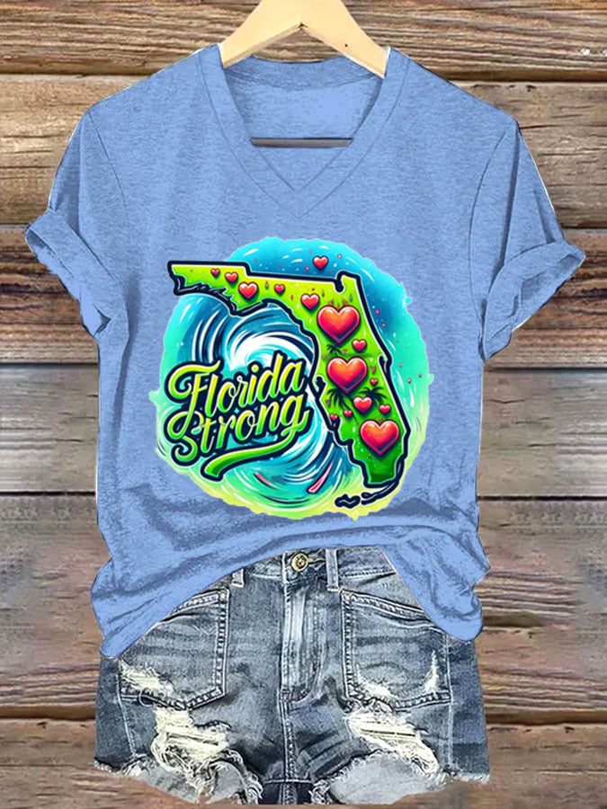 Women's Florida Strong Print T-Shirt