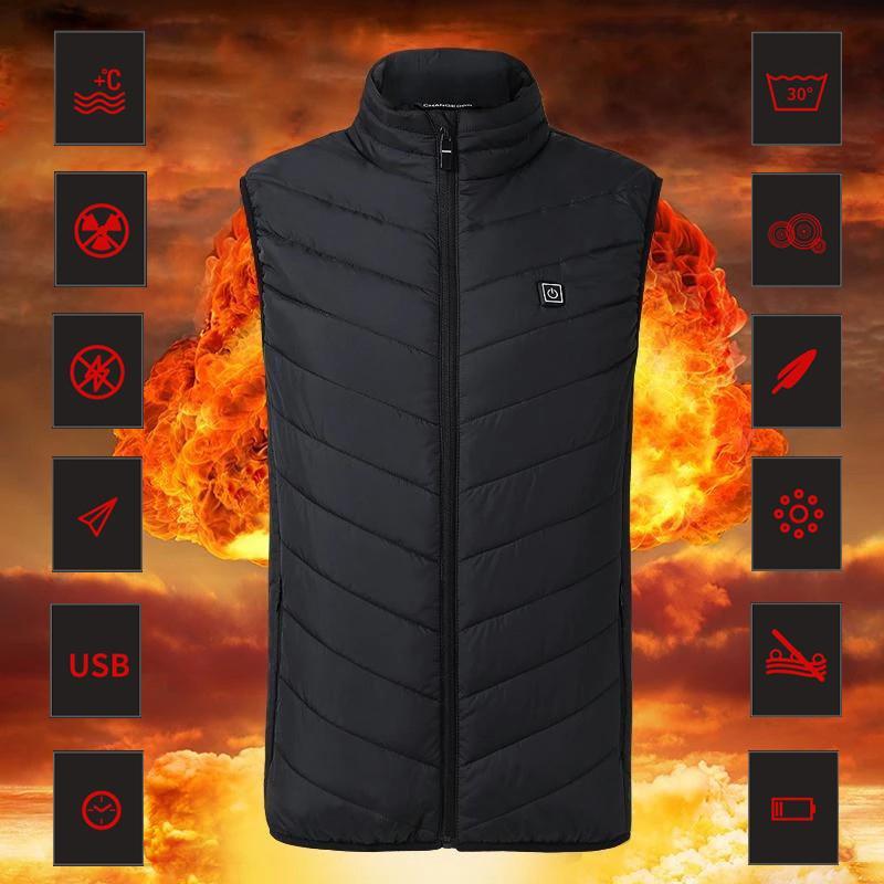 Instant Warmth Heating Vest. unisex