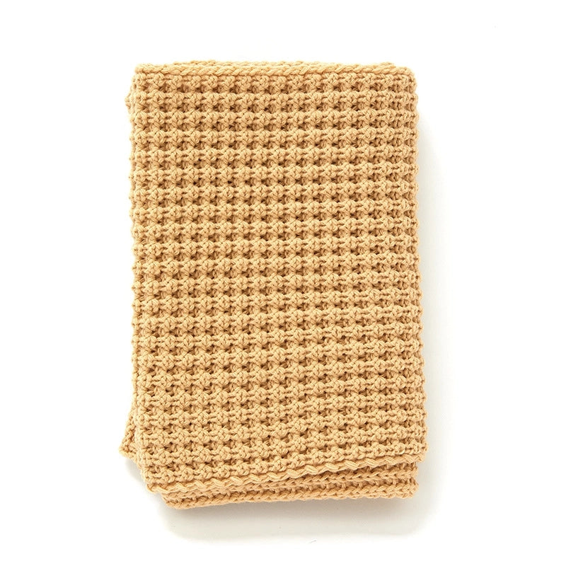 Hot Sale New High-end Sense Women's Solid Color Scarf Autumn And Winter Knitted Scarf