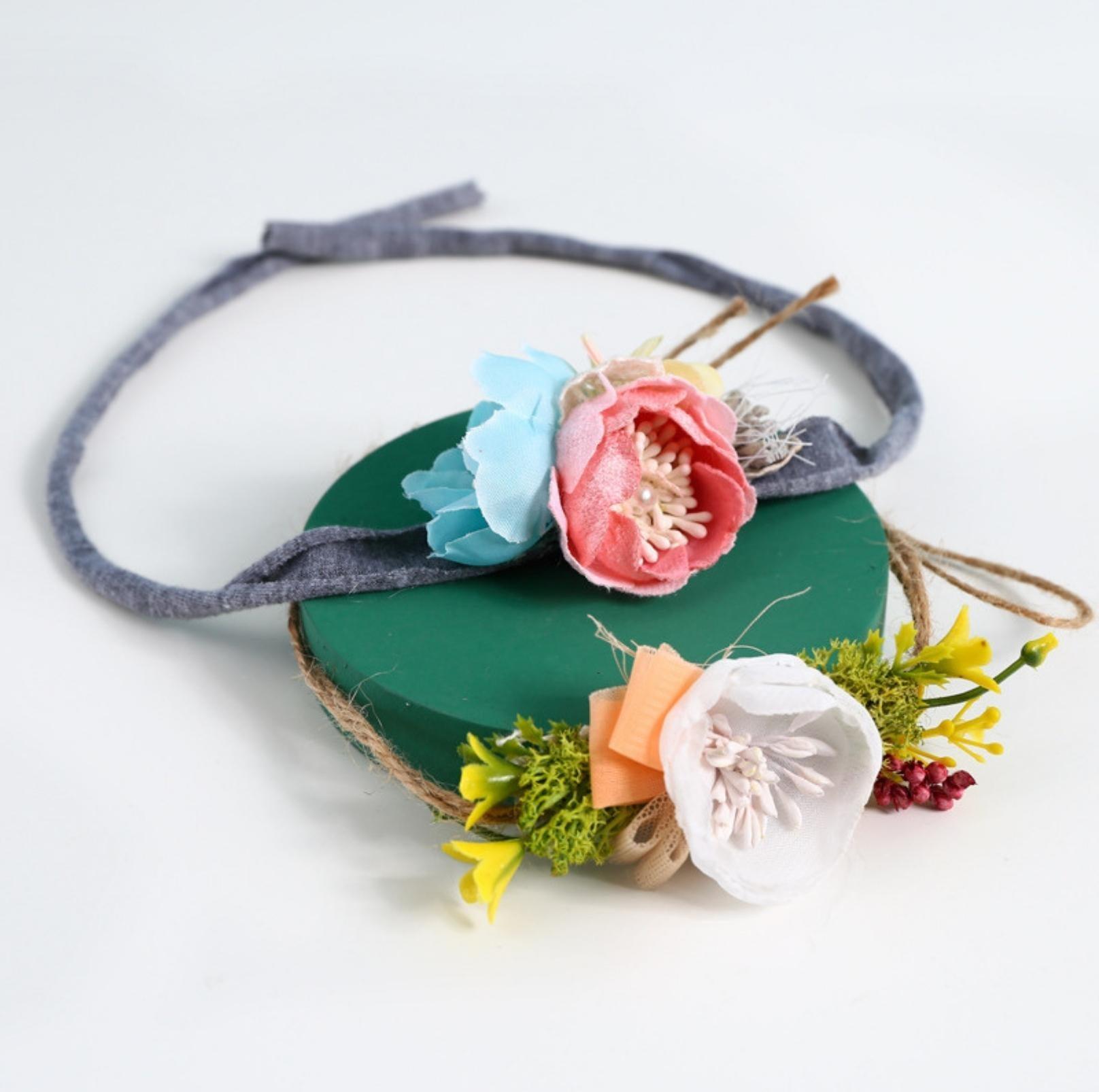 Floral Pet Collar Perfect For Celebrating Wedding And Other Events