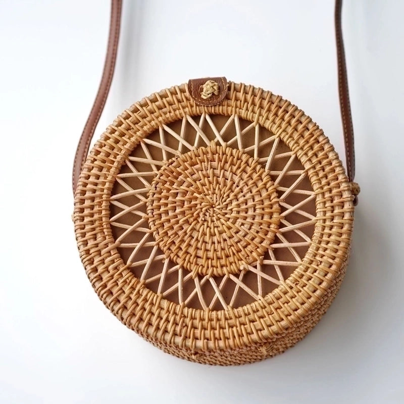 Women's All Seasons Straw Ethnic Style Straw Bag