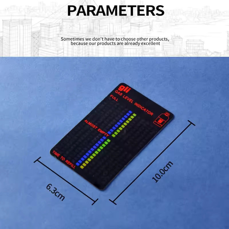 MAGNETIC THERMOMETER GAS TANK LEVEL INDICATOR
