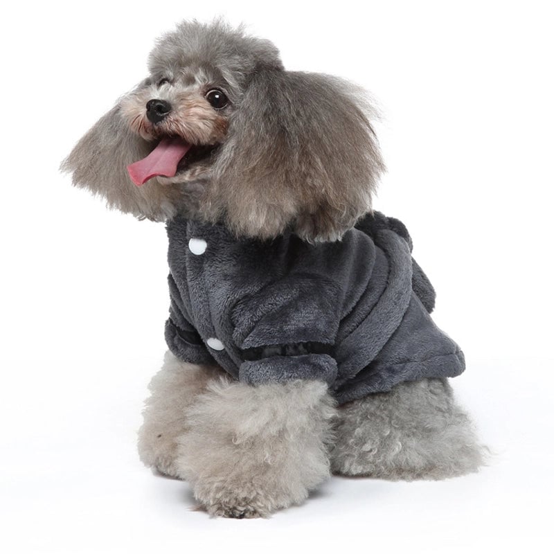 Hot Pet Clothes Bathrobe Dog Cat Nightgown Dog Absorbent Quick-drying Bath Towel Clothing