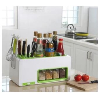 Condiment Storage Rack. Kitchen Utensils Combination Condiment Storage Box Rack