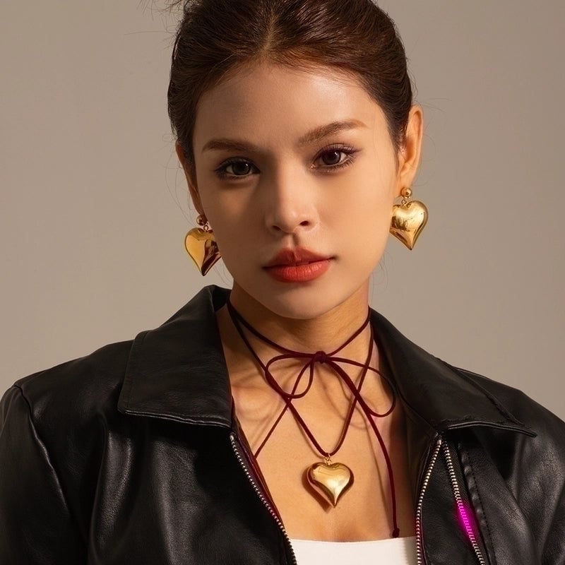 Minimalist Love Stainless Steel 18K Gold Plated Plating Necklace