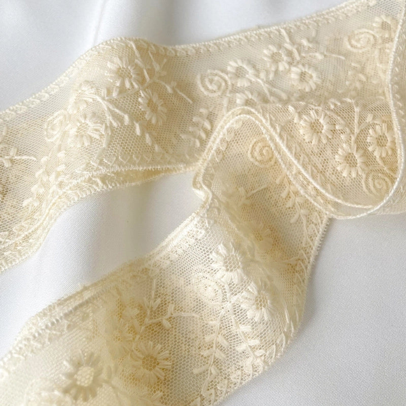 Women's Elegant Pastoral Solid Color Blended Hollow Out Silk Scarf