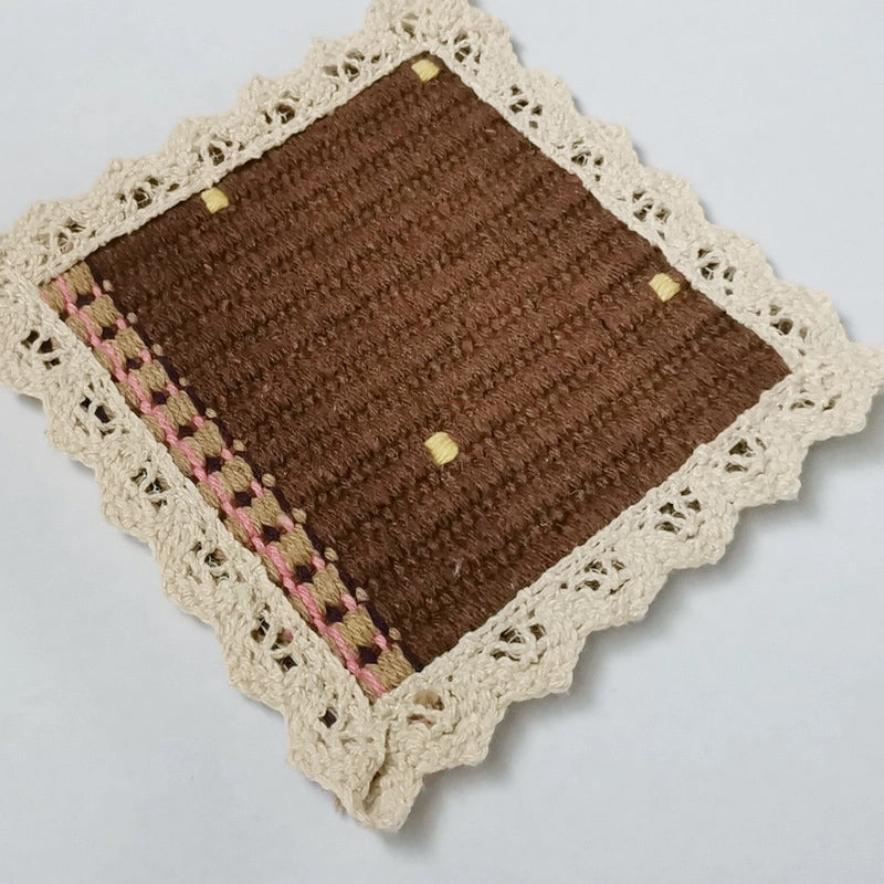 Pastoral Lattice Pure Cotton Tablecloths Artificial Decorations