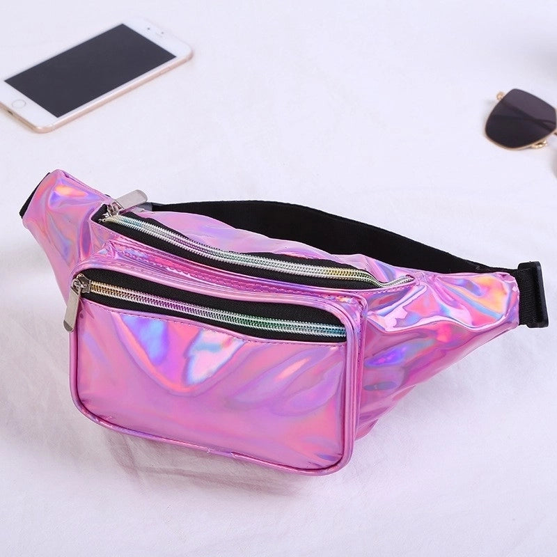 Women's Streetwear Solid Color Pu Leather Waist Bags