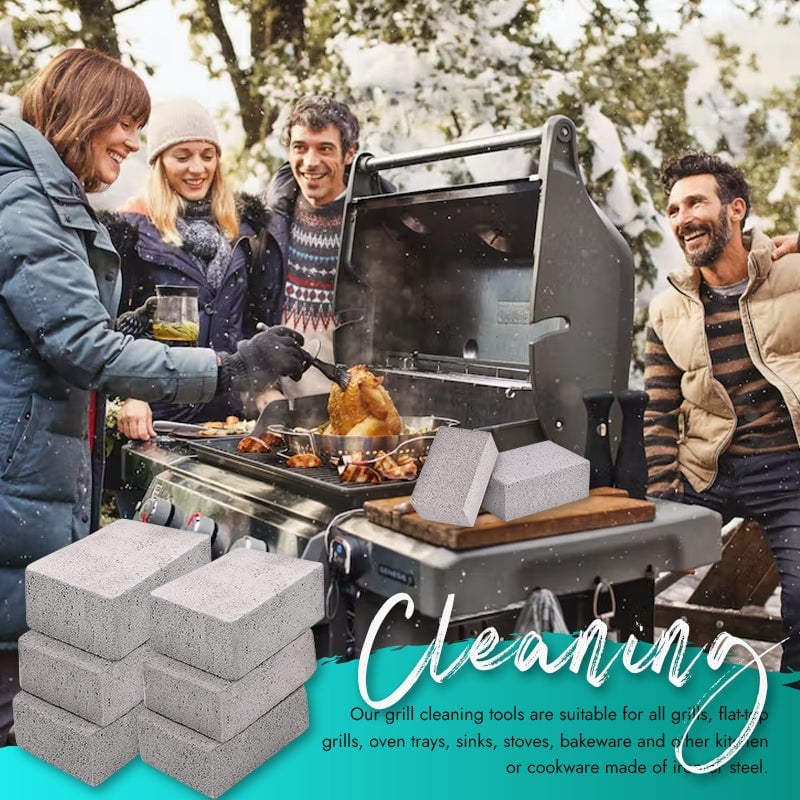 ⭐ Natural Pumice Grill Griddle Cleaning Block