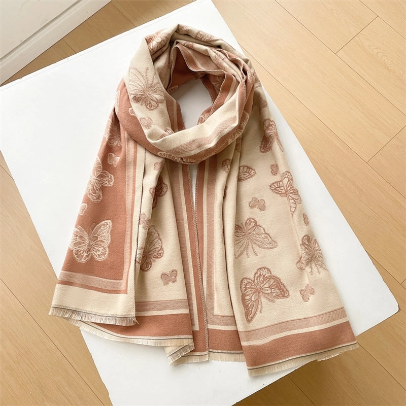 Women's Cute Sweet Butterfly Polyester Scarf