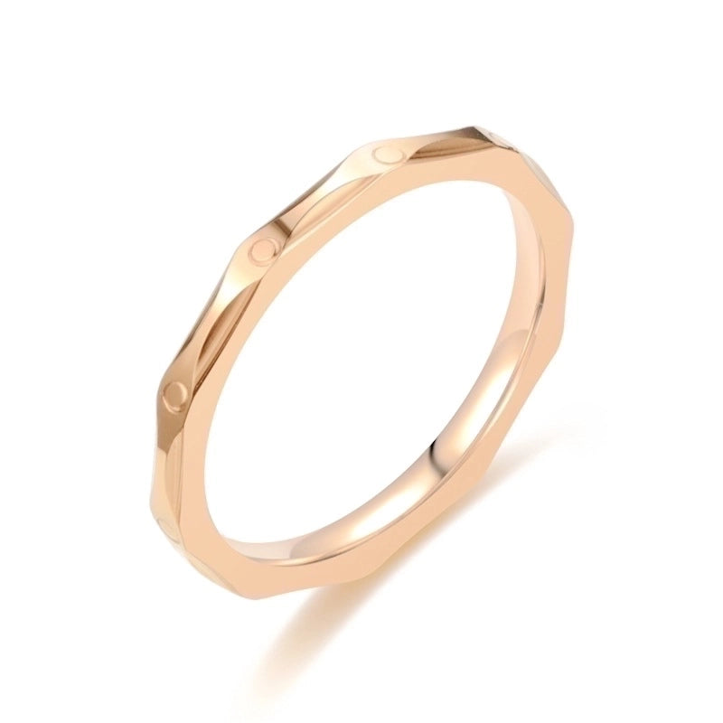 Rhombus Stainless Steel 18K Gold Plated