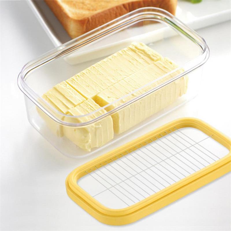 🧀Butter box with lid butter tray | cutting mesh. rectangular kitchen airtight storage crisper