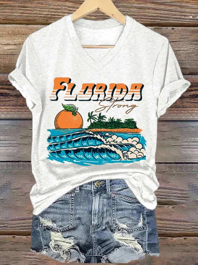 Women's Florida Strong Print T-Shirt