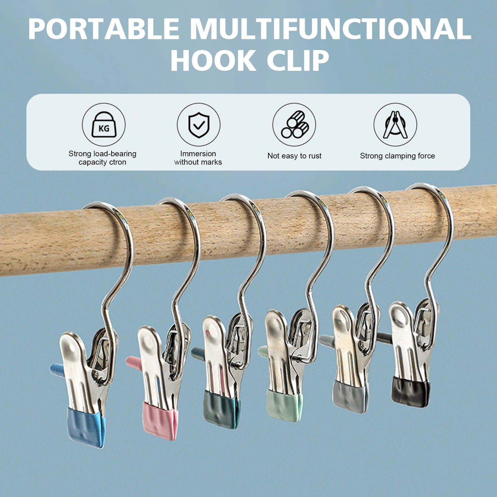 Portable Hanging Clothes Clip