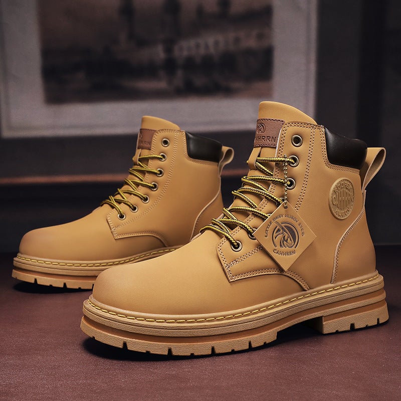 Men's Trendy Lace-up Martin Boots