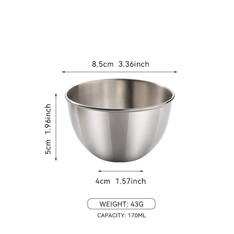 Stainless Steel Dip Small Bowl Golden Dip Sauce Bowl Seasoning Dish Sushi Dip Bowl Sauce Cup Jam Bowl With Spoon Set