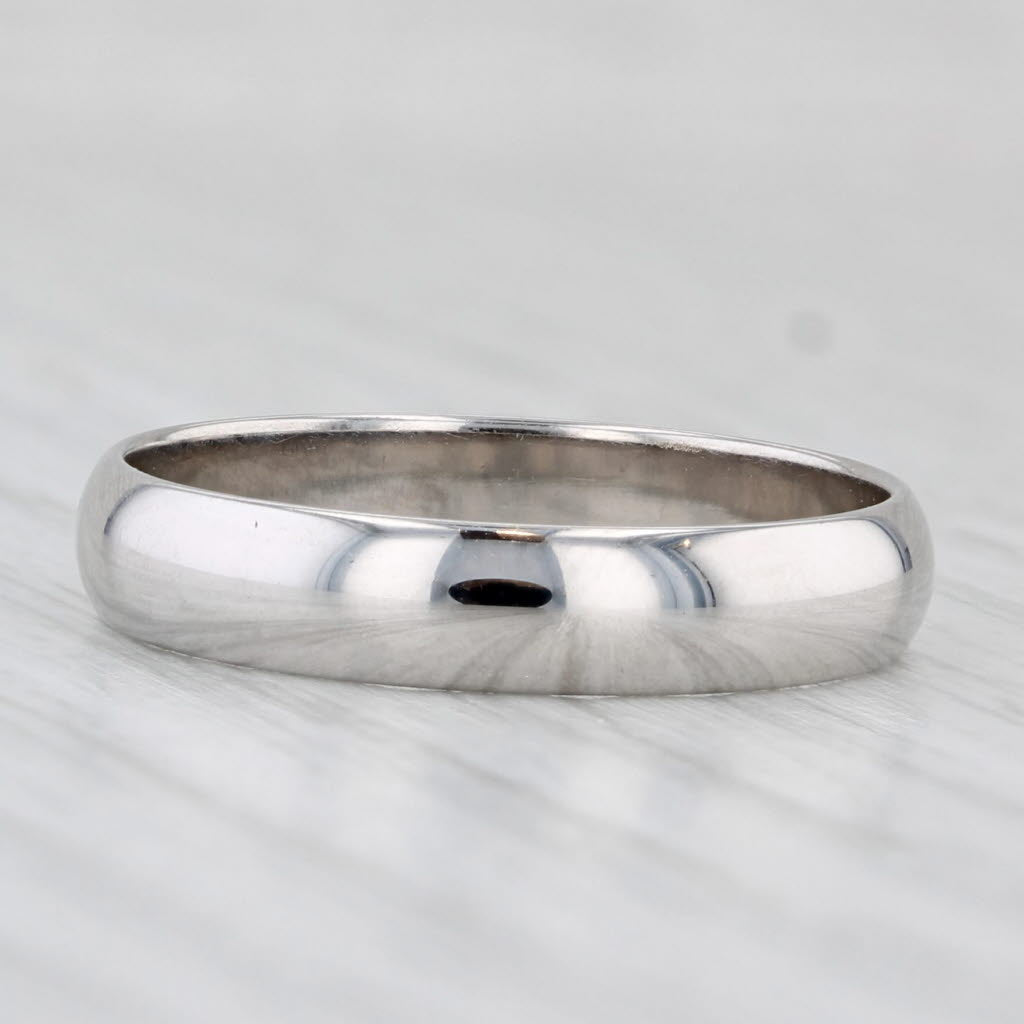White Gold Wedding Band 14k Size 8.75 Ring