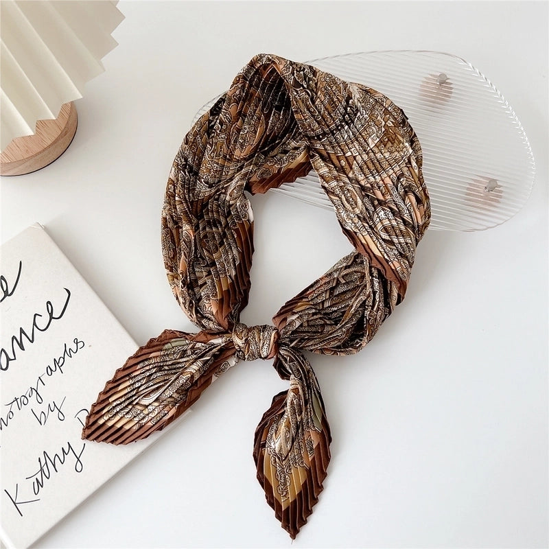 Women's Elegant Printing Polyester Printing Silk Scarf