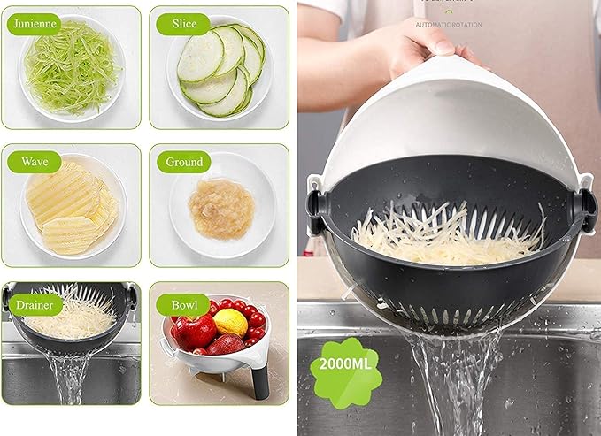 MULTIFUNCTIONAL 9 IN 1 VEGETABLE CUTTER