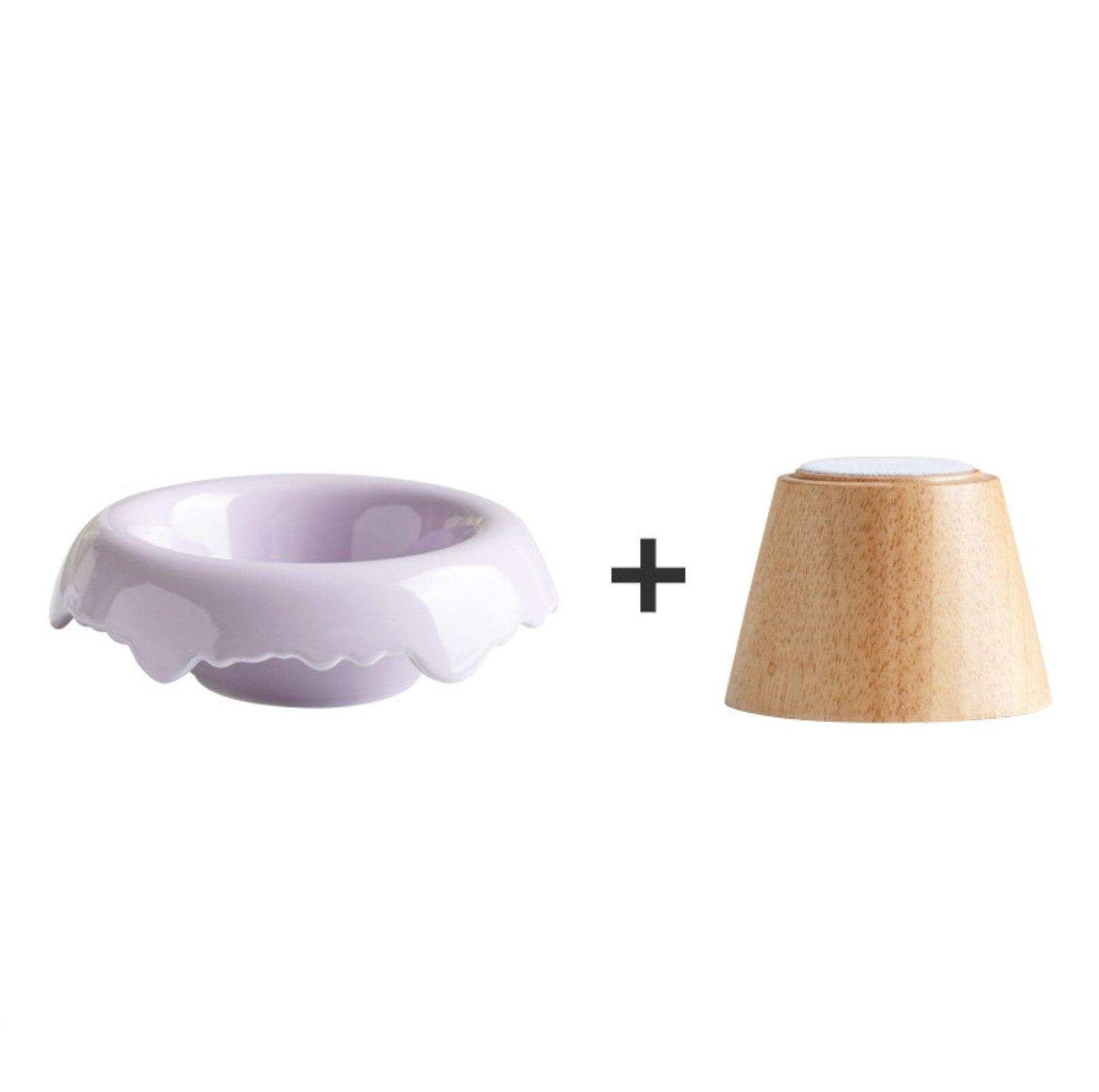 Ice Cream Styled Detatchable Lead-Free Ceramic Pet Food Bowls