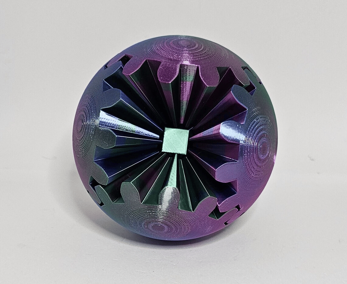 The Steampunk Whirling Wonder Fidget (Gear Ball)
