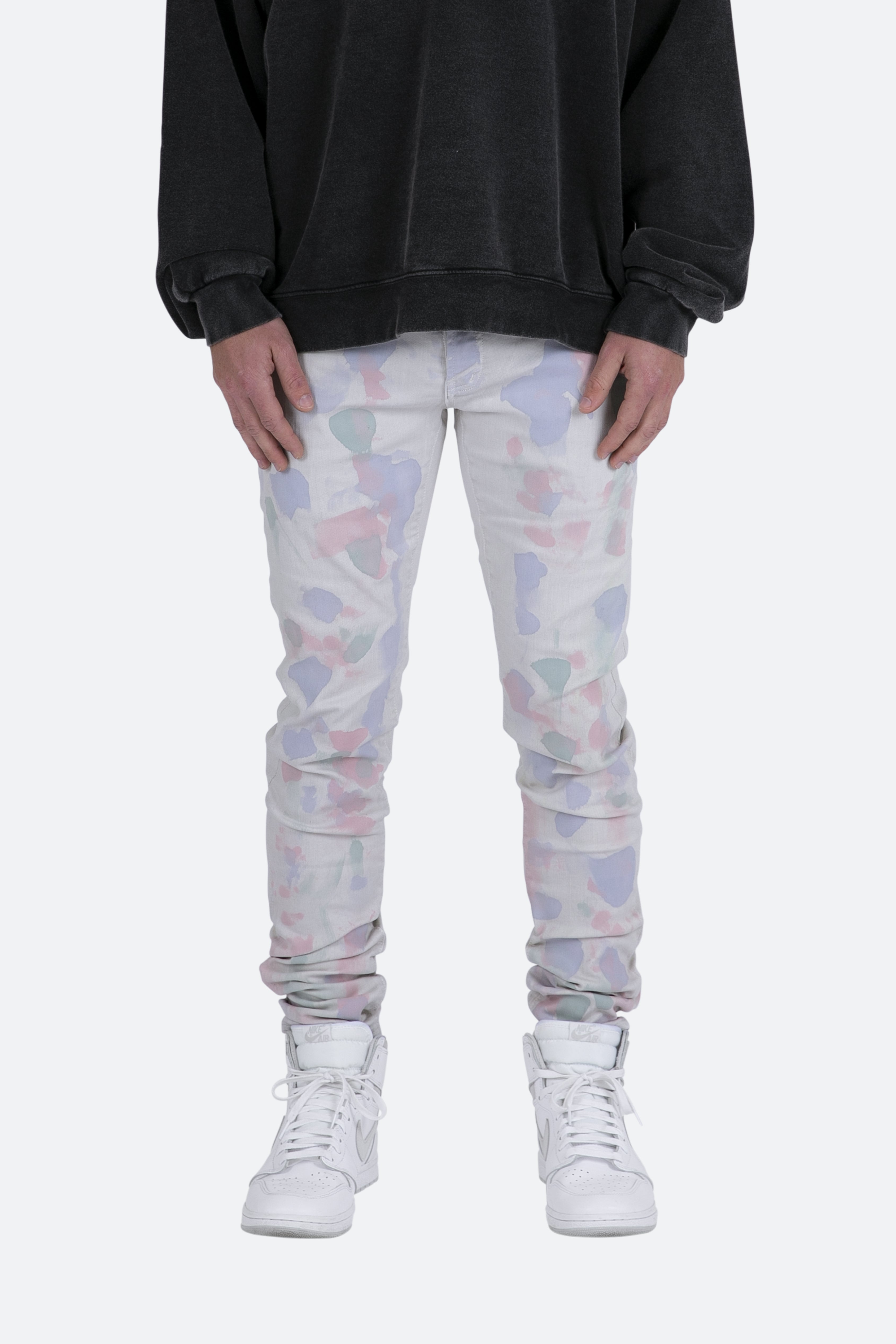 M363 Painted Slim Denim - Off White