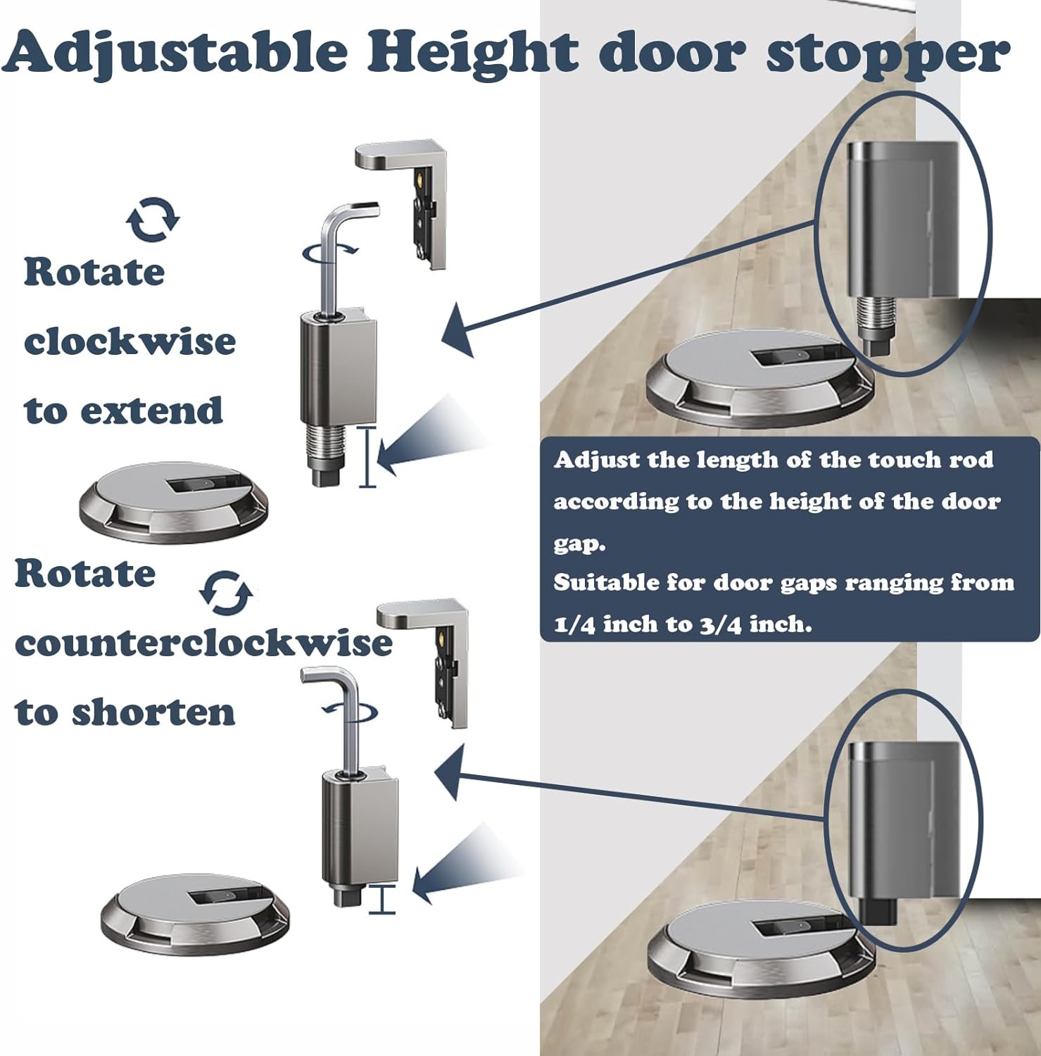 Windproof Mechanical Floor Door Stopper