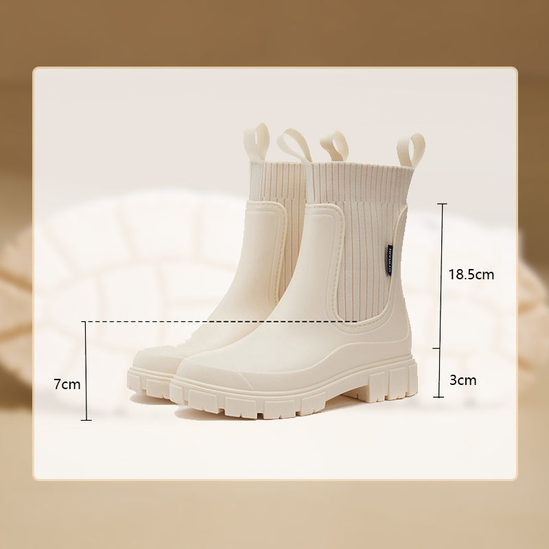✨Waterproof Non-Slip Thick Sole Mid-Calf Boots