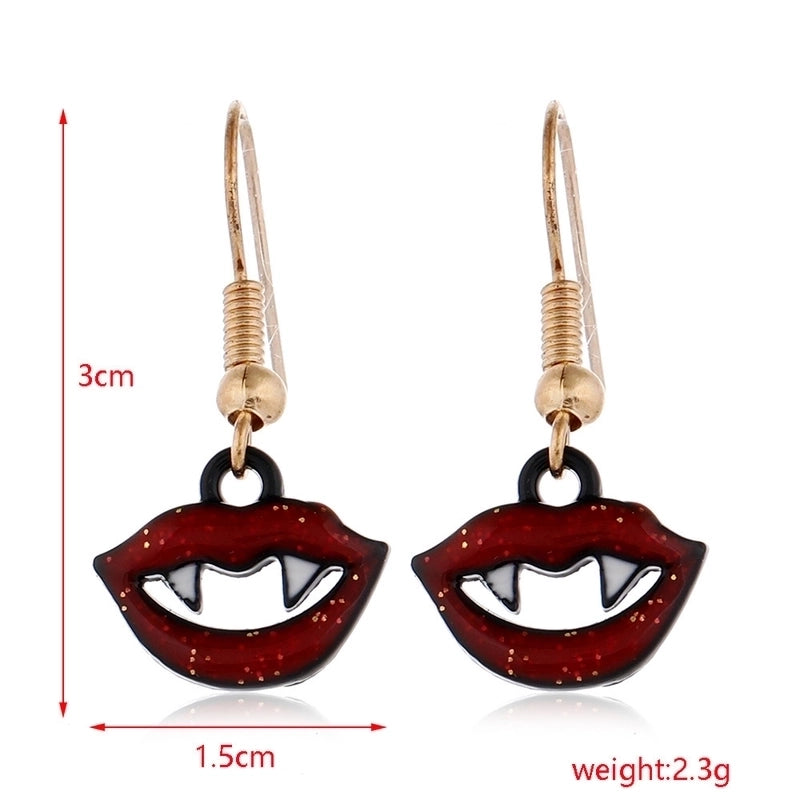 6 Pieces Gothic Cat Spider Alloy Women'S Drop Earrings 1 Pair