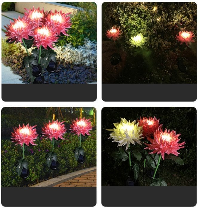 Chrysanthemum Solar Garden Light(6 PCS FREE SHIPPING)