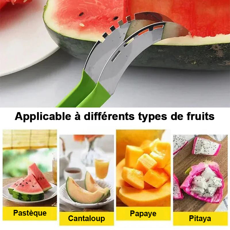 Coupe-fruits multifonctionnel en acier inoxydable