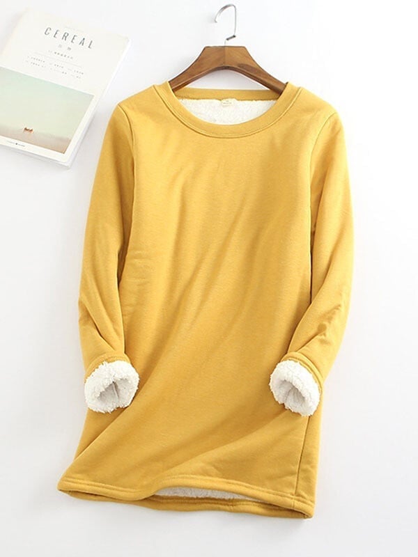 💥Sold 20000+ .  Sales > Extra 8% off code:  8💥2022 NEW Casual Cotton Round Neck Solid Sweatshirt (S-5XL)