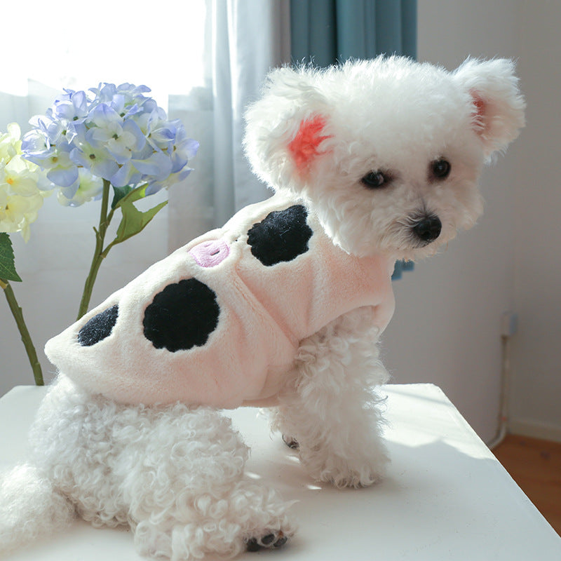 Cow Pattern Dog Cat Vest/Dress